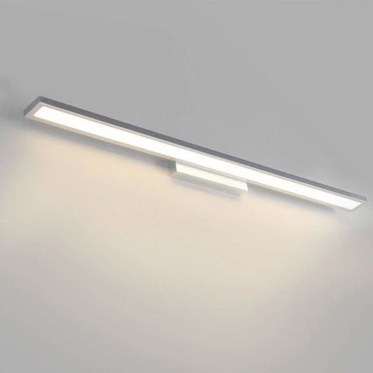 Lampada Da Muro Da Bagno Led Sopra Specchio 80cm APP841-1W Flat Chrome