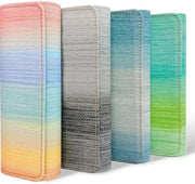 Brillenkoker in hardcase colorato - 4 pezzi - per donne - pieghevole