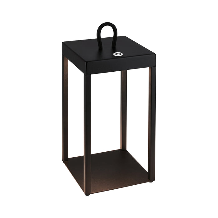 Lampada Da Tavolo Moderna Luca Metallo Nero Led Integrato 5W 2700K