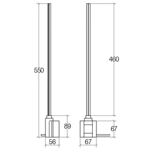 Lineabeta - Resistenza elettrica con timer e regolazione temperatura 800Watt/230 V