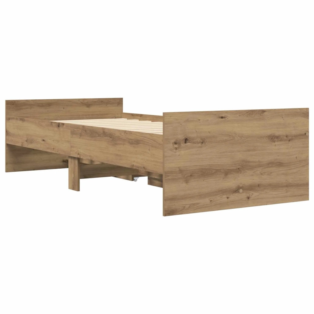 Struttura del letto Rovere Artigianale Legno ingegnerizzato 3429628