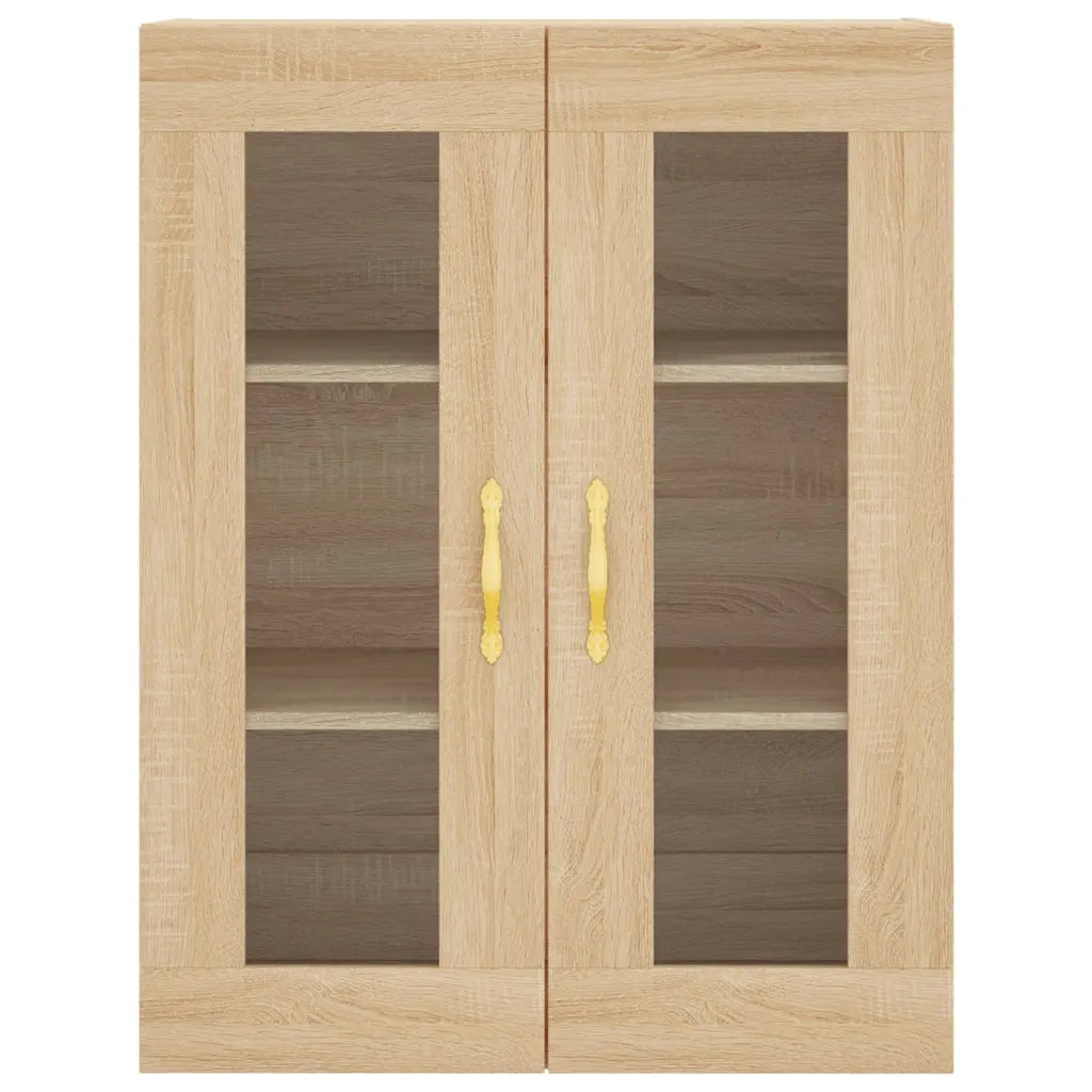 Armadietti a Parete 2 pz Rovere Sonoma in Legno Multistrato CFW5558038