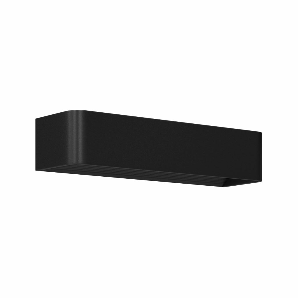 Icon Applique LED da parete Serie Wall 12W 120 gradi luce indiretta Switch CCT 2700K-3000K-4000K Nero Opaco design decorativo per interni IP20
