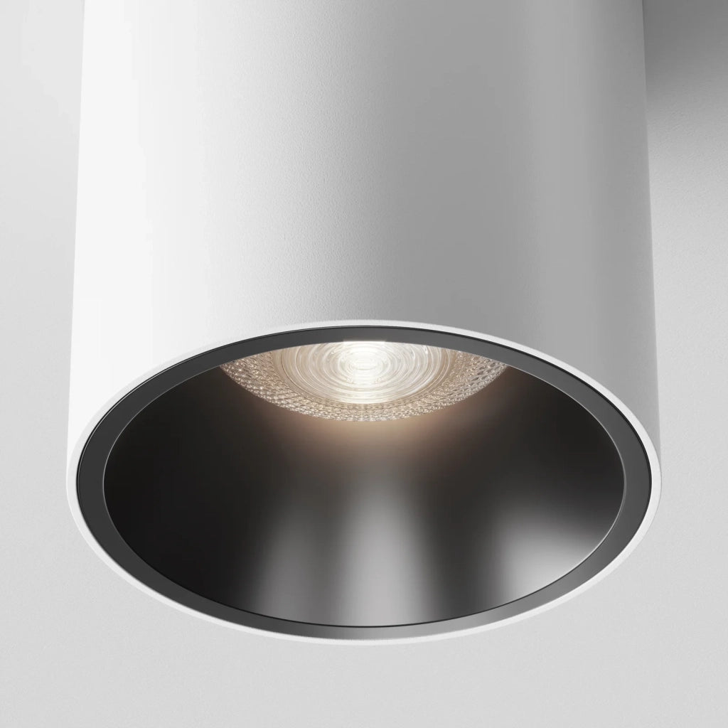 Maytoni lampada da soffitto moderna Alfa LED 1 luce LED integrato bianco metallo