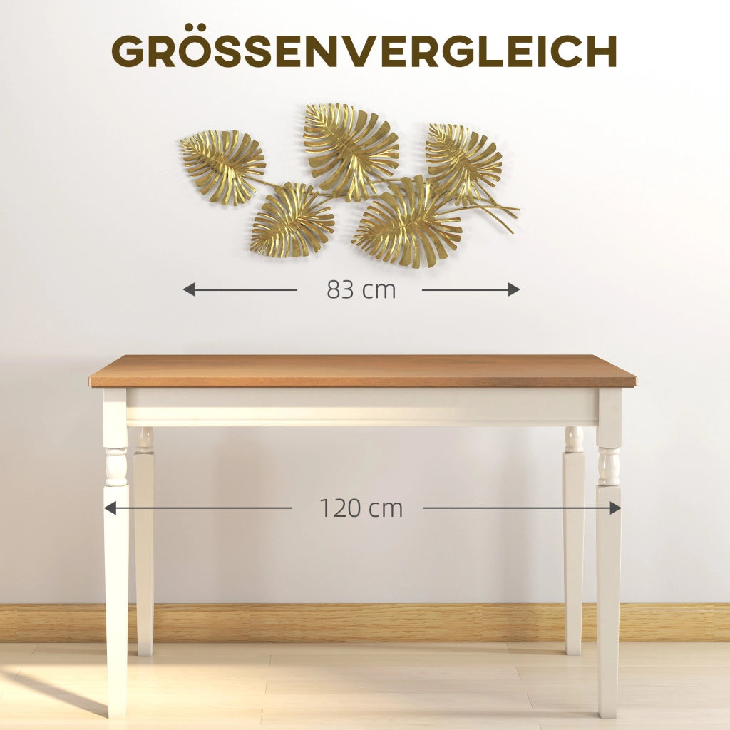 Decorazione Parete Metallo Foglie ¨C Xylo ¨C Oro Laccato