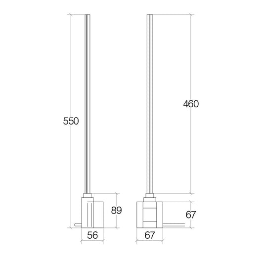 Lineabeta - Resistenza elettrica con timer e regolazione temperatura 200Watt/230 V