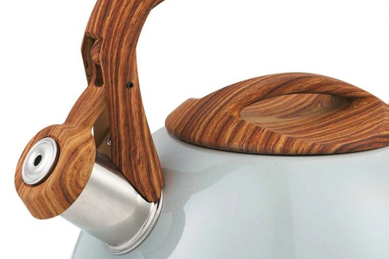 Klausberg KB-7451 Bollitore a fischio in acciaio inossidabile da 3 litri per tutti i fornelli