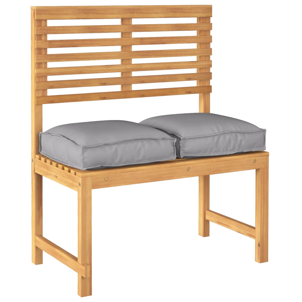 Cuscini per Pallet per Seduta 2 pz Grigio 40x40x8 cm Tessuto Oxford
