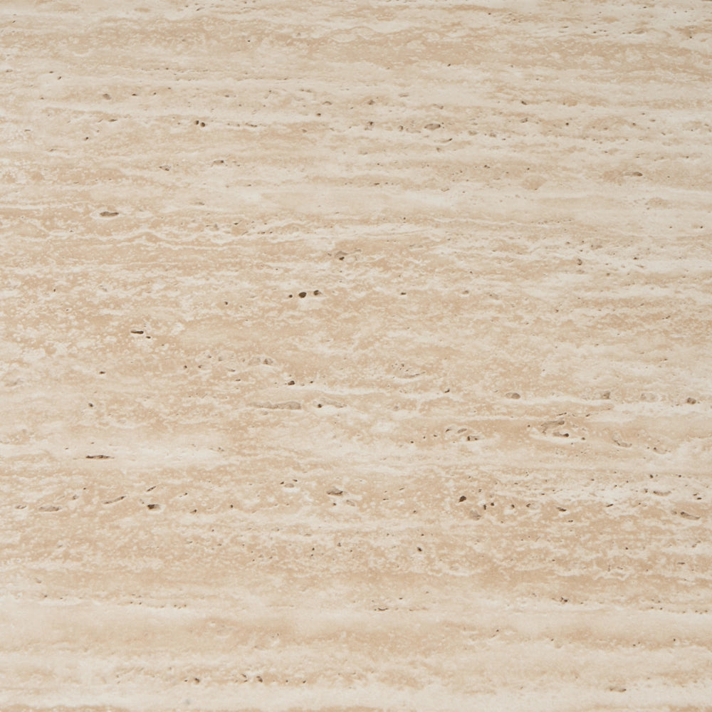 Tavolo da pranzo minimalista in MDF rettangolare a gambe larghe 180 x 90 cm Mobili per sala da pranzo marrone chiaro