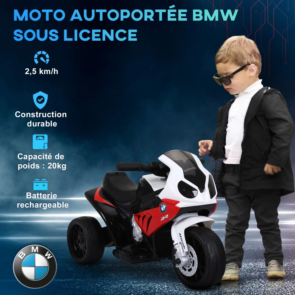 Moto elettrica bambini 3 ruote ¨C zephmum ¨C rosso 6V 20kg