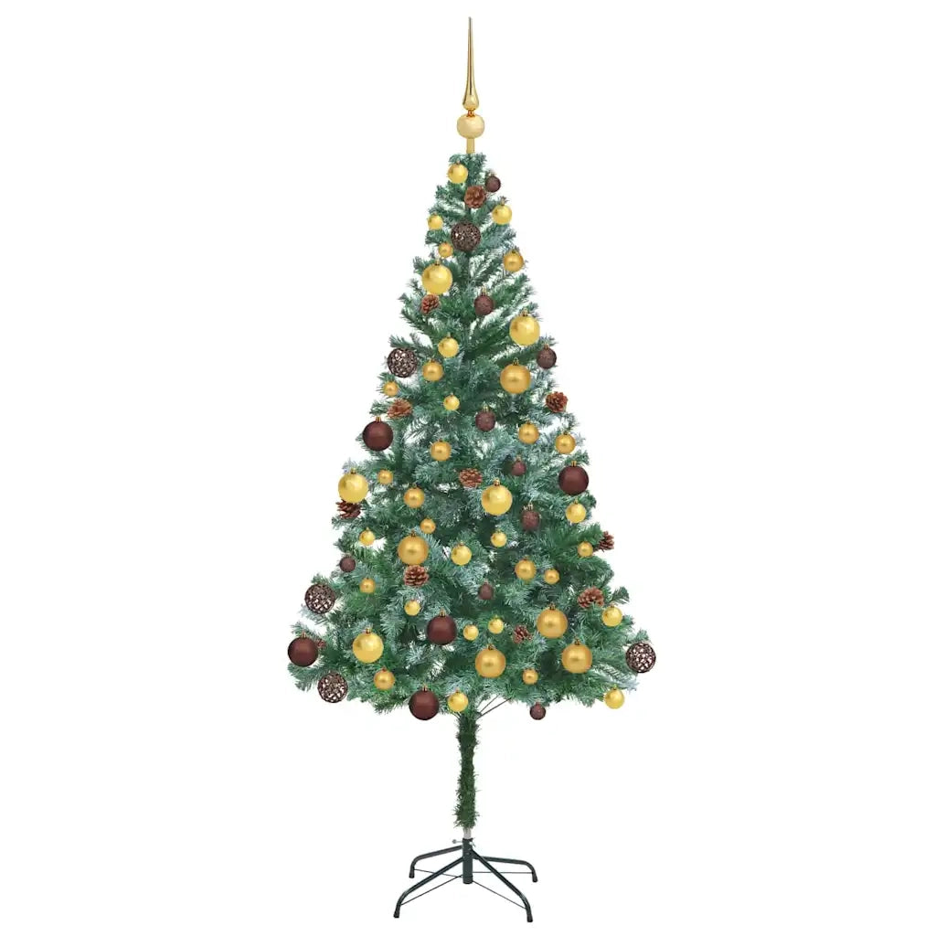 Albero di Natale artificiale Verde 180 cm PVC e Acciaio 3396711