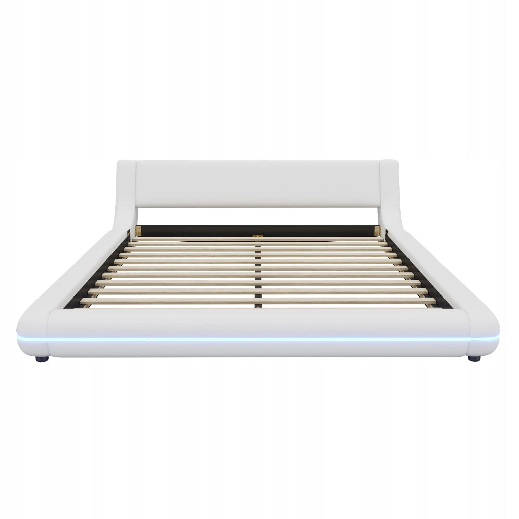 Letto matrimoniale LED - Xylo - 160x200 - Bianco