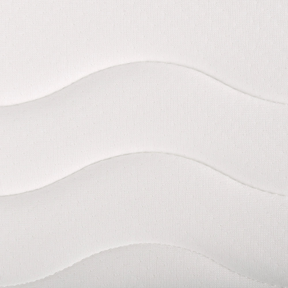 Materasso matrimoniale Memory Foam Imbottitura Poliestere Sfoderabile Bianco 120 x 200 cm massimo comfort
