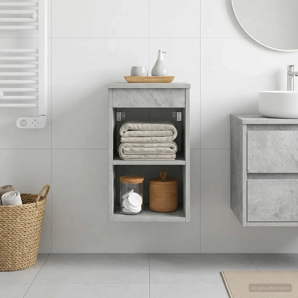 Armadio Bagno In-between Grigio Cemento 30 x 44,5 x 50 cm 890353