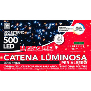 CATENA LILLA/AZZURRA 500 LED
