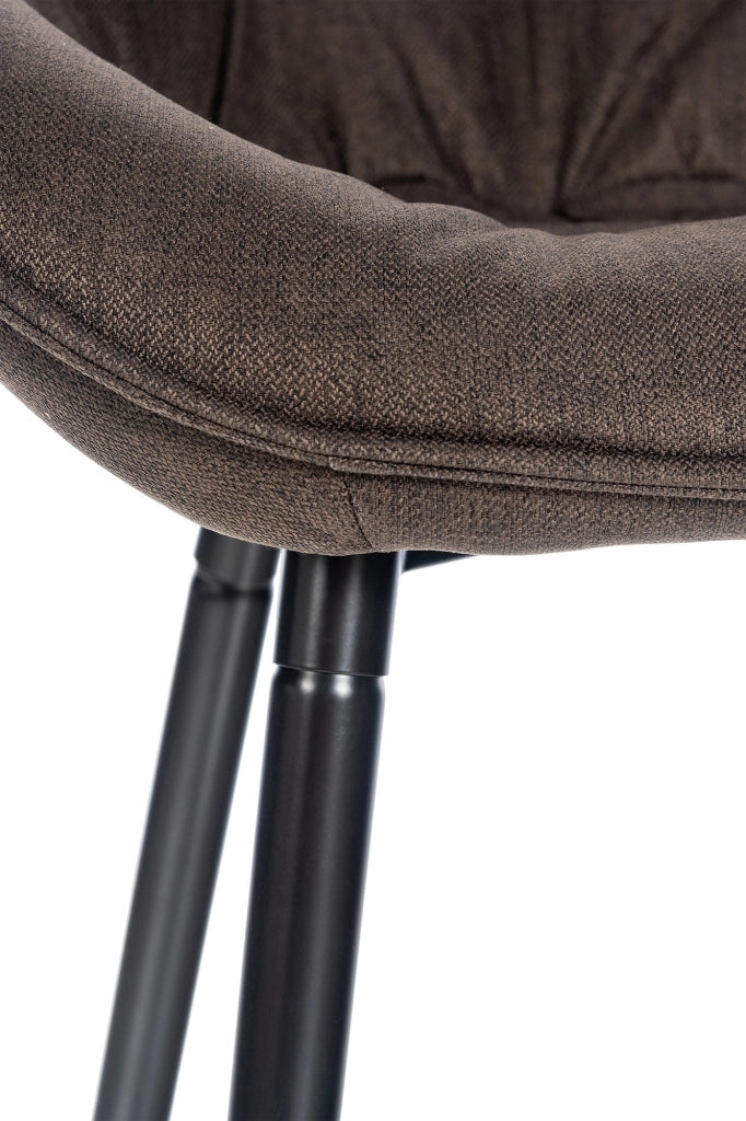 Sgabello da bar Gibson marrone,Tessuto