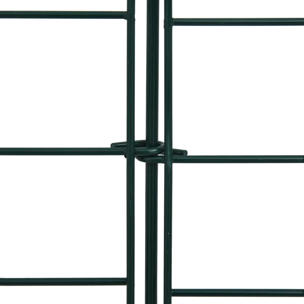 Set Recinzione da Giardino ad Arco Invertito 77,5x64 cm Verde 146104