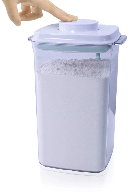 Contenitore di alimenti ariostatico - 2,5 kg di fiori - 1 pezzo - Afdichtamento meccanico in silicone - BPA libero - Stivabile - 4000 ml