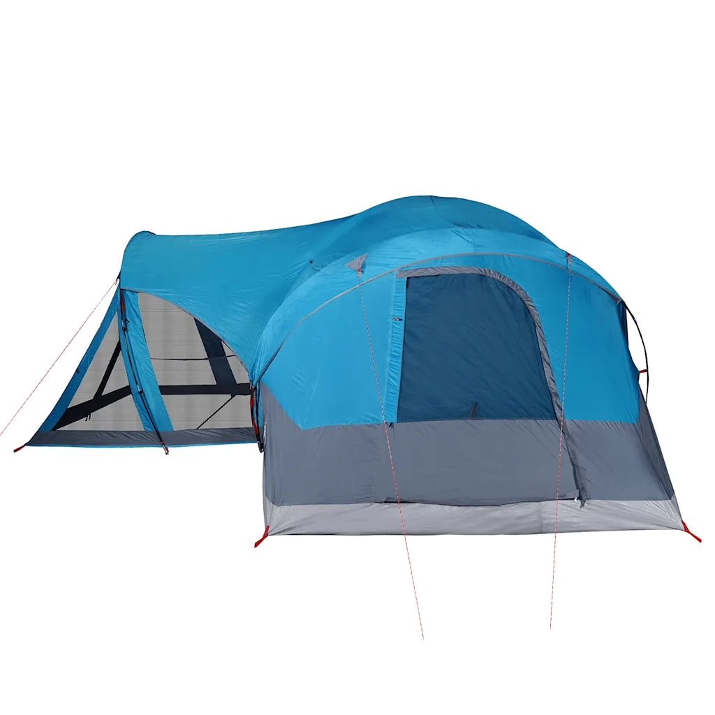 Tenda Familiare Tipi per 8 Persone-Tenda da campeggio Blu Impermeabile 752854