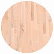 Piano per Tavolo | Superficie Tavolo | Piano Scrivania ?60x2,5 cm Rotondo in Legno Massello di Faggio