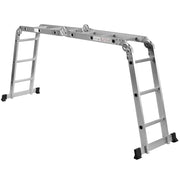 Scala pieghevole resistente in ossido di alluminio per uso interno ed esterno, Piccola scala estensibile leggera-Scale e ponteggi