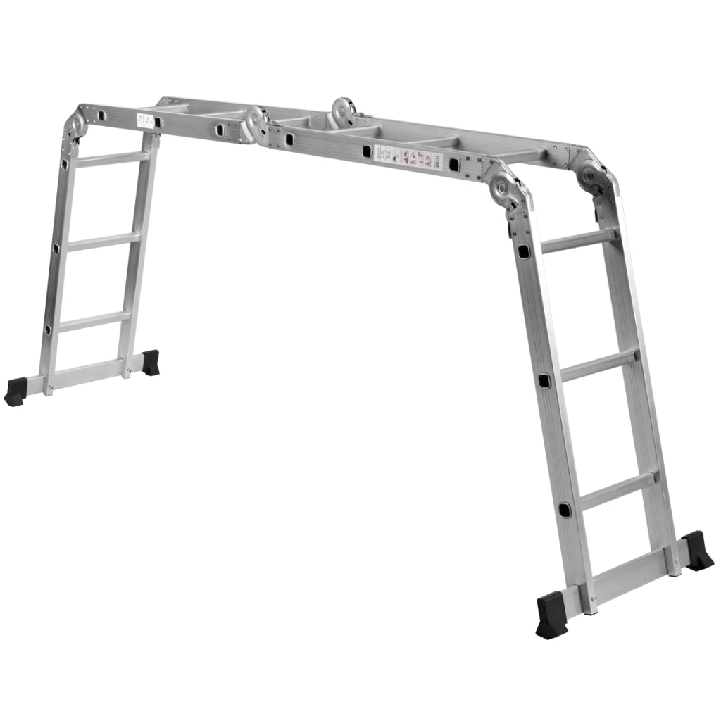 Scala pieghevole resistente in ossido di alluminio per uso interno ed esterno, Piccola scala estensibile leggera-Scale e ponteggi