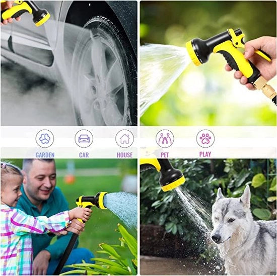 Serpentino flexibile per giardino, tubo di gomma per giardino, tubo di gomma premium in alta qualità 30 m