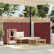 Tenda da Sole Laterale Retrattile Marrone 120x1000 cm 48481
