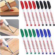 Segnali di foro Premium - 16 pezzi - Segnali di foro - 30mm di profondità - Segnali di foro - Segnali di ponte - Penna per segnalazione per legno plastica muro metallo cartone cantiere