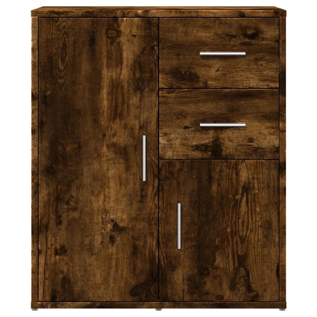 Buffet credenza cassettiera armadio mobile contenitore organizer per cucina soggiorno salotto 60 x 31 x 70 cm legno ingegnerizzato marrone 02_0030968