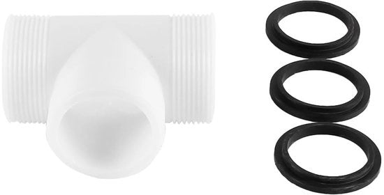 Kit di connessione per tubi 1,5 pollici - tubo PVC - kit con anelli L - prevenzione perdite - materiale duraturo - connettore di tubo