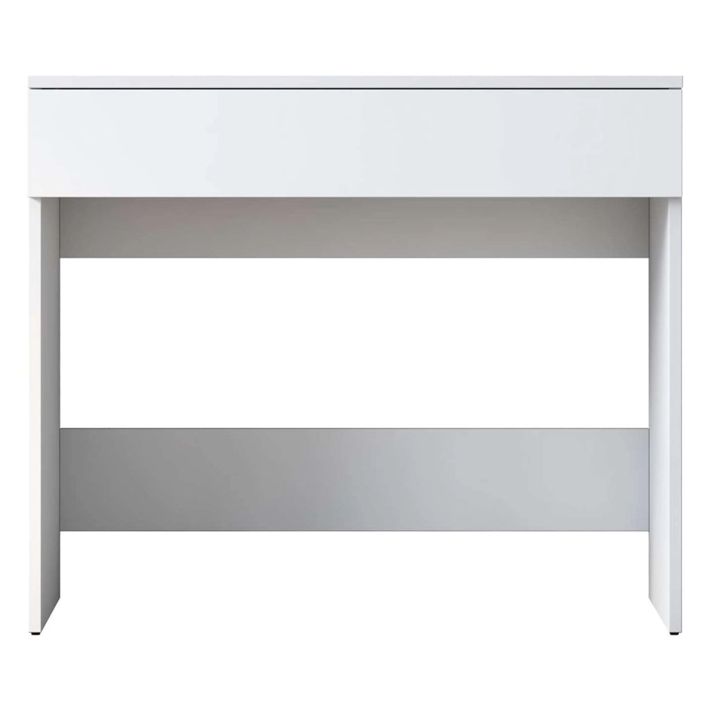 Mobile da Trucco Fele, Toeletta Specchio Incluso, 90x45x77h cm Bianco