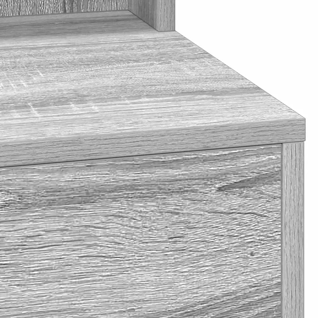 Tavolo da Trucco con lo scaffale Grigio Sonoma 50 x 41 x 135 cm 865123