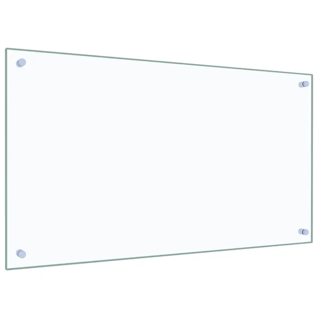 Paraschizzi per Cucina Trasparente 90x50 cm in Vetro Temperato CFW8107369