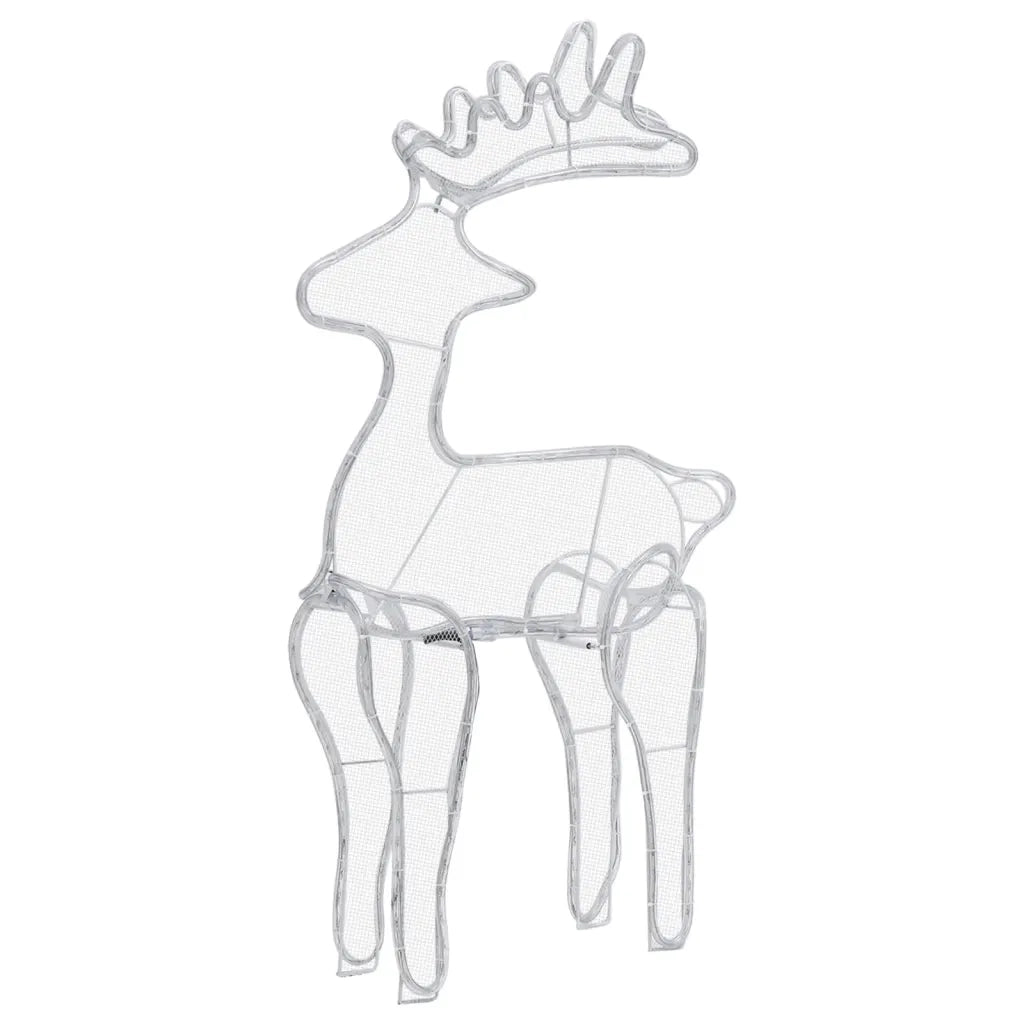 Decorazione Natalizia Renna in Rete con 306 LED 60x24x89cm 329823