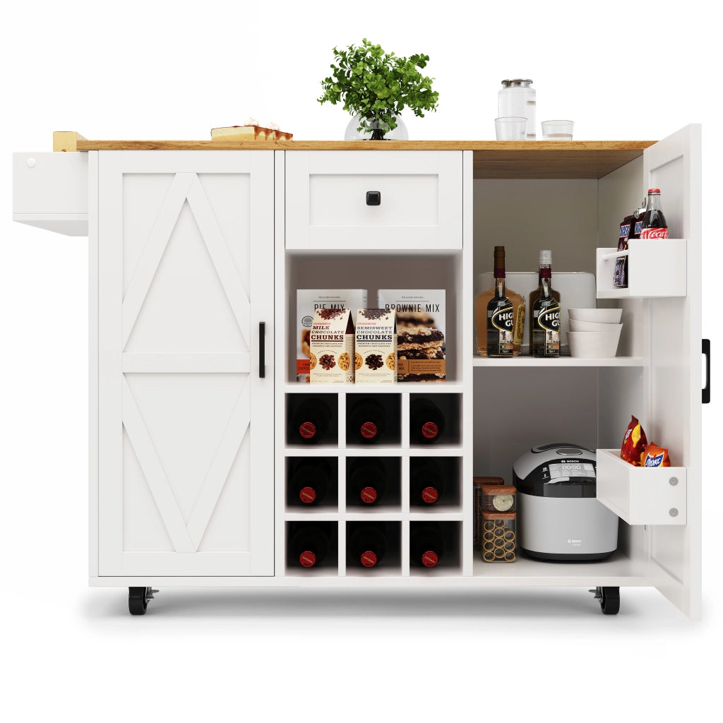 Tavolo da Pranzo Allungabile con Contenitore ¨C MINIMAL ¨C Legno, Moderno