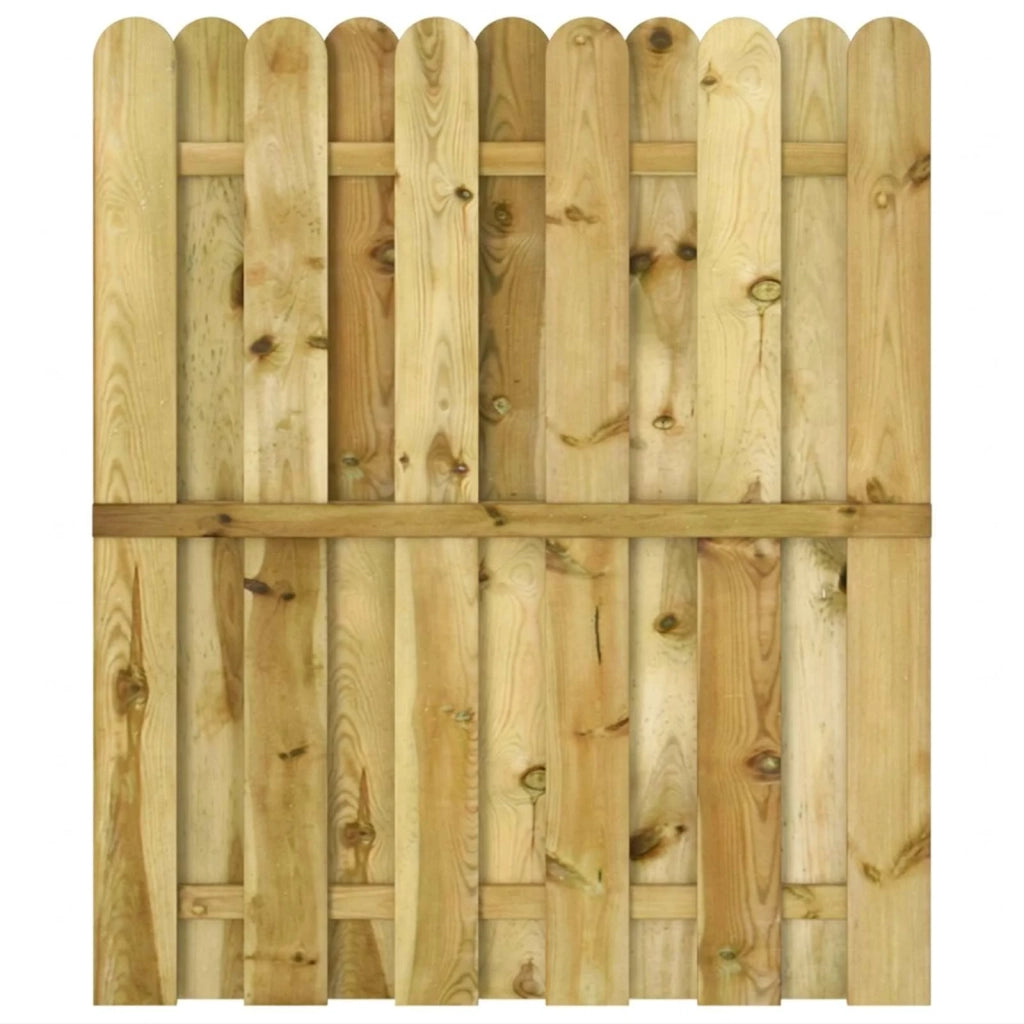Cancello da giardino 100 x 125 cm Legno Massello di Pino Verde 42048114
