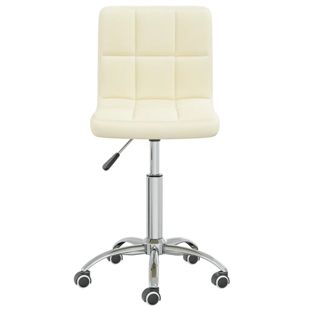 Sedia da Pranzo Girevole Crema in Tessuto cod mxl 15993