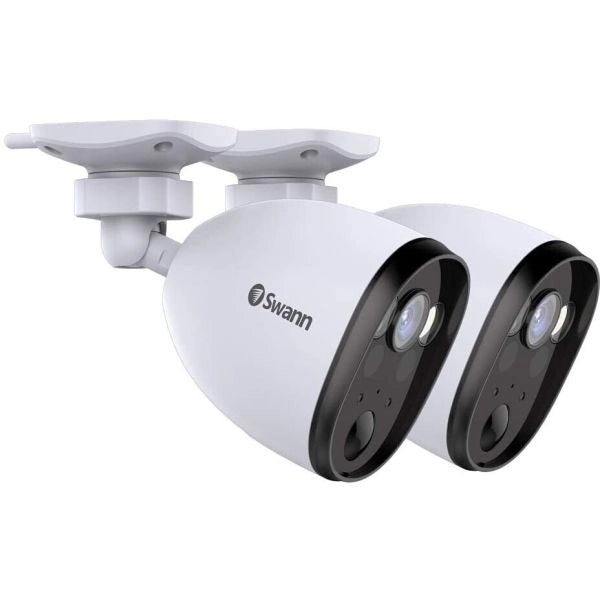 2 spotcam swann full hd con luce esterna 2 telecamere di sicurezza - INS418