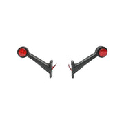 Set di lampade laterali  con LED, 12-24V, rosso-bianco, Breckner Germany