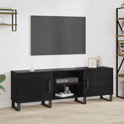 Mobile TV-Credenza per TV-Console TV Rovere Nero 150 x 30 x 50 cm Legno multistrato 611528
