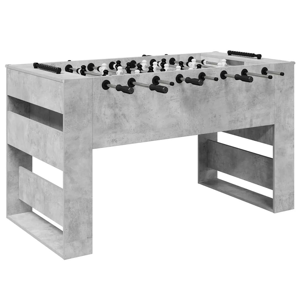 Tavolo da Foosball Grigio Cemento 146,5 x 74 x 85 cm CFW4666017