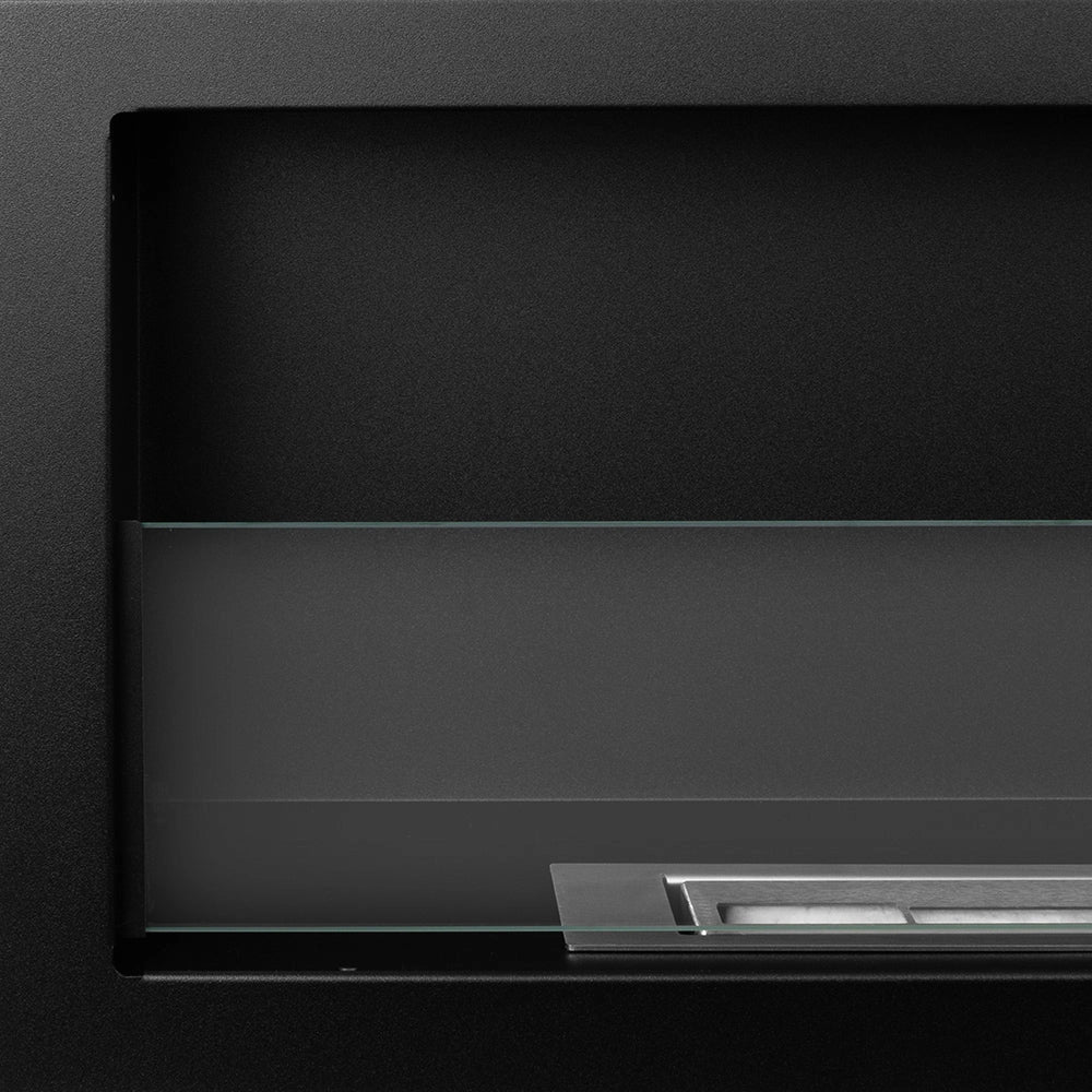 Camino a Bioetanolo da Incasso 120x15x40 cm Furore 120 Nero