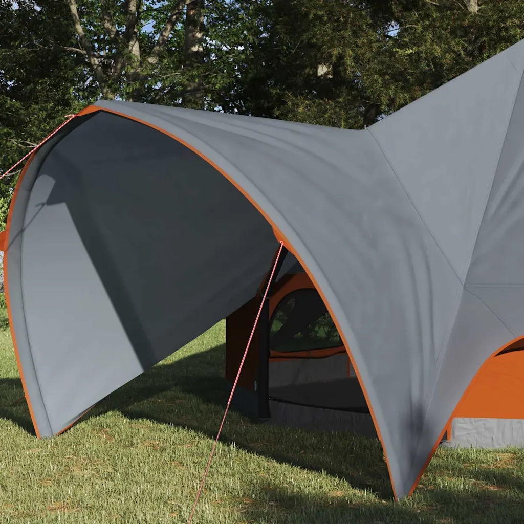 Tenda Teepee per 3 Persone con tetto Grigio e arancione