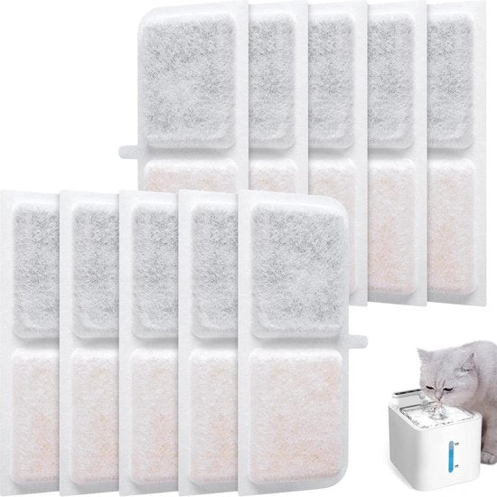 Filtro di Sostituzione per Fontana per Gatti - Filtro a Batterie - Sensore di Movimento - Filtro a Hars