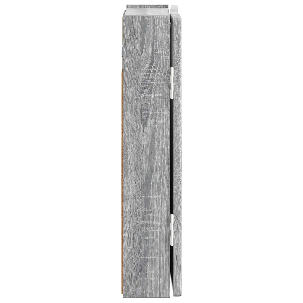 Armadio per Dartboard ARNHEM Sonoma grigio Legno ingegnerizzato 896671