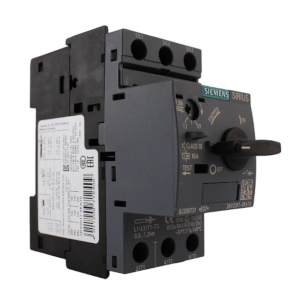 Interruttore salvamotore 3x0.9A-1.25A Siemens