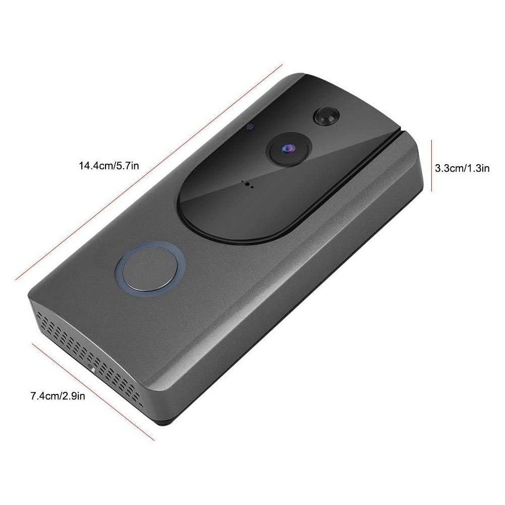 Trade Shop - Videocitofono Wifi Ip Telecamera Citofono Campanello Senza Fili App Smartphone -