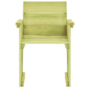 Sedia da Giardino in Legno di Pino Impregnato 49033
