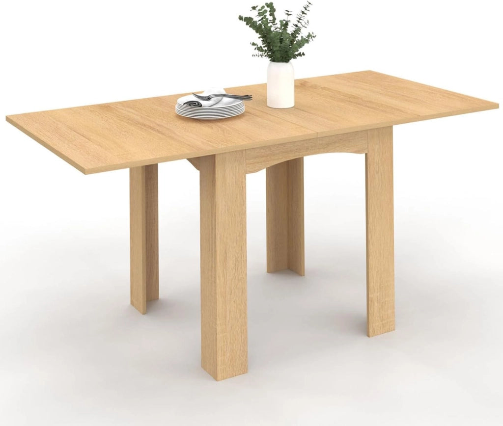 Tavolo da pranzo allungabile DONA per 4-8 persone faggio 80-160 cm